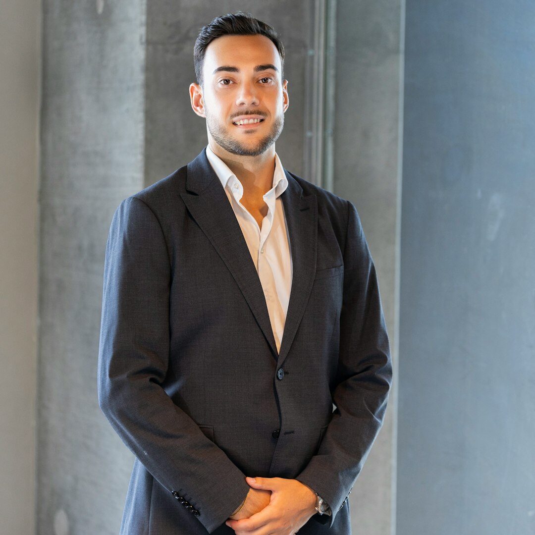 Professional portrait of a man in a suit